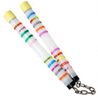 Plastic Nunchucks Light Up Nunchucks With Silicone Protective Caps And Rings