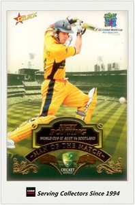 2007-08 Select Cricket Cards Man Of The Match MTM6 Ricky Ponting