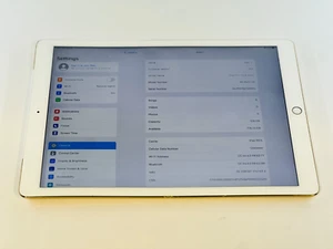 Apple iPad Pro 1st - A1652 - 128GB - Wi-Fi + Cellular - 12.9" - Gold - Picture 1 of 3