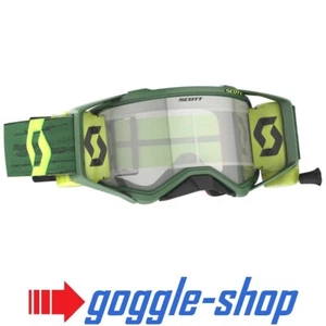 Scott Prospect WFS Roll-Off Motocross enduro bike Goggles - GREEN / YELLOW - Picture 1 of 3