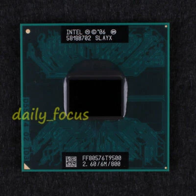 NEW Intel Core 2 Duo T9500 SLAYX 2.6GHz FF80576GG0646M CPU Processor 800MHz - Image 1 of 2