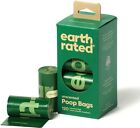 Earth Rated Dog Poo Bag Refill Rolls and Grooming Wipes Bundle, 270 Leak Proof..