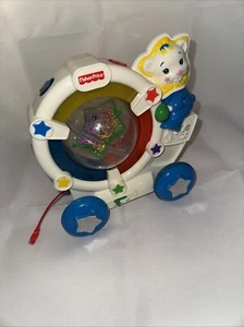 Fisher Price #71696 Sparkling Symphony Drum Along Bear 2000 Lights Music - Picture 1 of 4