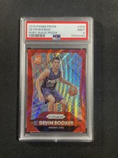 2015-16 Panini Ruby Wave Prizm #308 Devin Booker Suns RC Rookie /350 PSA 9