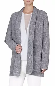 NEU BCBGMAXAZRIA GINATA CARDIGAN MIT SCHALKRAGEN UND AUFGESETZTEN TASCHEN DSR4H153/B535A GRÖSSE S - Bild 1 von 3