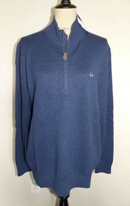VINEYARD VINES Men's PALM BEACH Cashmere Blend 1/4 Zip Sweater NAVY Sz MD NWT - Picture 1 of 5