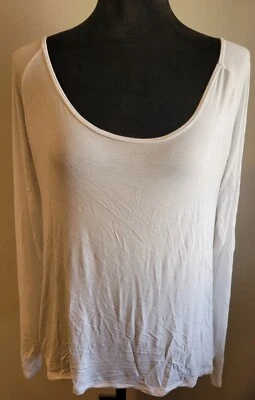 Женская футболка Zyia Active белая с открытой спиной длинным рукавом размер L - Изображение 1 из 4