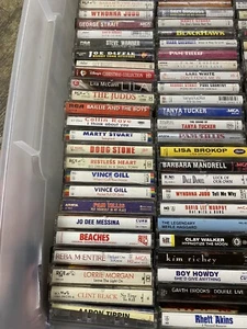Lot Of Country Rock N Roll Classic Rock Cassette Tapes & Singles Lots Of 80’s - Picture 1 of 11