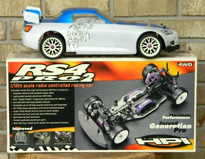 Vintage 1:10 HPI RS4 Pro 2 Roller Chassis w/ Mods - Image 1 of 4