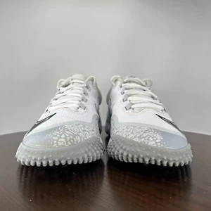 Nike Alpha Huarache Elite 4 TF Scarpe Uomo 12 Bianco Sneakers Baseball FD2743-100 - Foto 1 di 20