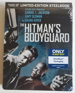THE HITMAN'S BODYGUARD STEELBOOK (Blu-Ray + DVD + Digital) Ryan Reynolds - Imagen 1 de 6