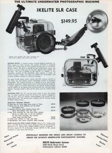Ikelite PRINT AD Vintage Unterwassergehäuse für Spiegelreflexkameras 1971 - Bild 1 von 1