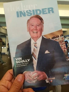 Vin Scully Dodger Insider Magazine August 19 - 24 2022 Vol. 9 New - Picture 1 of 6