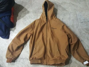 VINTAGE SWINGSTER BUDWEISER DUCK MATERIAL JACKET MEN'S SIZE XL VERY DURABLE!!! - Picture 1 of 8