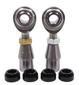 Economy 1/2 x 1/2-20 Panhard Bar Kit 1/2 Aluminum Cone Spacers .083 Bungs - Picture 1 of 8