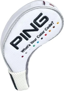 New PING Golf Iron head cover color code HC-C191 White(Single Item) from Japan - Picture 1 of 3