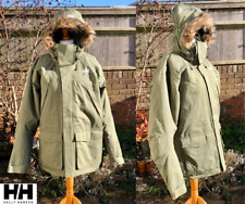 Helly Hansen Waterproof PARKA Jacket, Hood, Warmcore Primaloft® OLIVE GREEN VGC