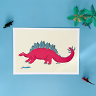 Stegosaurus Misprint A4