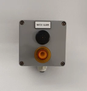 SM ELECTRICS WAR 220.2.1.0 WATCH ALARM RESET WALL BOX WITH BUZZER 770045 - Picture 1 of 7