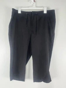 Pantalone donna Excursion nero morbido cropped taglia XL - Foto 1 di 8