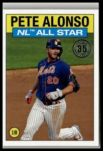 2021 Topps #86AS-5 Pete Alonso 1986 Topps Baseball 35th Anniversary All-Stars - Picture 1 of 2