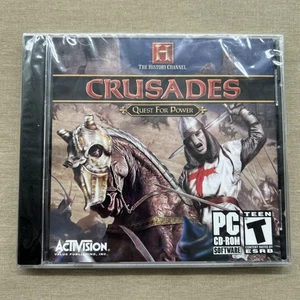 History Channel: Crusades - Quest for Power (PC 2003 CD-ROM NEW) RTS Strategy + - Picture 1 of 7