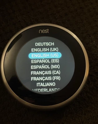 Google Nest Learning Thermostat 3rd Generation E360129 A0013 - Image 1 of 4