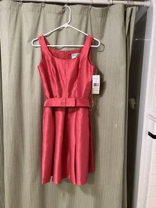 Neu mit Etikett Jessica Howard pfirsichfarbenes Fit and Flare Kleid Größe 4P - Bild 1 von 6