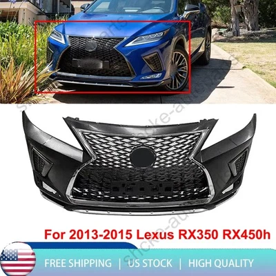 Front Bumper Conversion For 2013-2015 Lexus RX350 RX450h to 2020+ F-sport style Foto 1 de 4