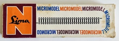 Lima Straight Track Section Length 145mm File Micromodel 501 Scale N 12 Pieces - Image 1 of 4