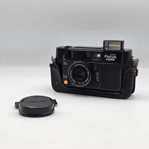 YASHICA FULL AUTOMATIC AF 35mm FOTOCAMERA COMPATTA 38mm F2.8 OBIETTIVO YASHICA - Foto 1 di 11