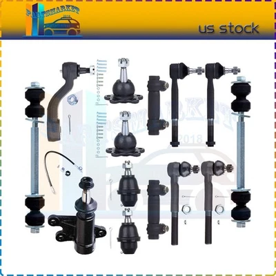 14 Set Front Ball Joints Idler Arm Sway Bar Kit For 1999-2000 Cadillac Escalade - Image 1 of 4