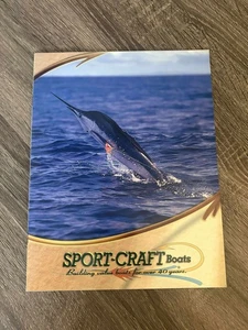 VINTAGE SPORT-CRAFT BOOTE HÄNDLER VERKAUFSPROSPEKT FISCHER KREUZER - Bild 1 von 2