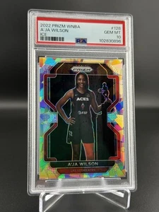 2022 Panini Prizm WNBA - A'ja Wilson #128 Ice Prizm Gem PSA 10 - Picture 1 of 2