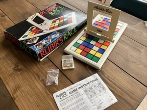 Juego de Carrera Rubiks Vintage 1982 Ideal Completo Cubo de Rubiks Juego - Imagen 1 de 17