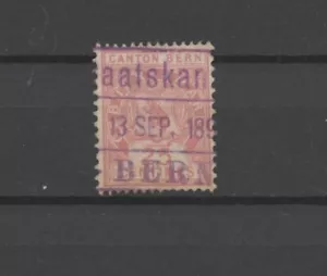 Nº: 124462 - SUIZA - "CANTÓN BERNA" - UN ANTIGUO SELLO DE 25 C - ¡USADO!! - Imagen 1 de 1