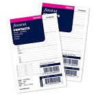 Filofax Pocket Contacts Name, Address, Telephone - 210201 - Twin Pack!