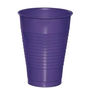 Hoffmaster Group 28115071 12 oz Plastic Cups Purple - 20 per Case - Case of 12 - Picture 1 of 1