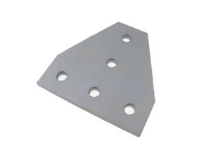 Placa de unión de extrusión de aluminio 2020 ranura en T 5 orificios T - Imagen 1 de 1