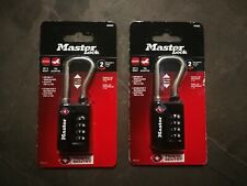 Lot of 2 Master Lock 4696D Set Own Combination