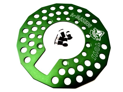 Nuevo de Lote Antiguo Raro JUGUETES INCREÍBLES Chainguard + JUEGO DE PERNOS CNC 110mm BCD Anillo de Protección de Cadena Foto 1 de 4