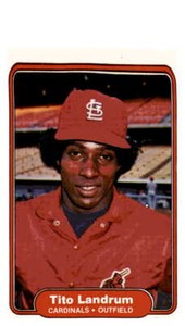 1982 Fleer  Tito Landrum  118