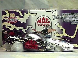 2001 NHRA Thunder Valley Nationals Mac Tools Pontiac Funny Car  1/24 Diecast New