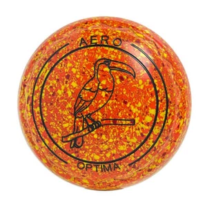 Aero Optima Lawn Bowls 2 Heavy Z-Scoop Sunrise - 233324 - Picture 1 of 3