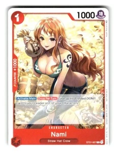 One Piece Card Game Nami Tournament Pack Vol. 3 ST01-007 Promo - Picture 1 of 4