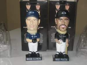2 MLB "Trust for Children" 2002 Bobbleheads, Roger Clemens & Mike Piazza Nueva York - Imagen 1 de 7