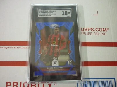 Dango Ouattara 2022-23 Panini Chronicles Certified PL #126 RC Blue 42/49 SGC 10 - Image 1 of 4