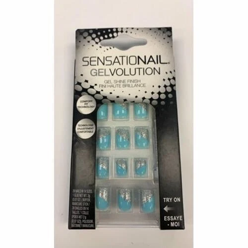 Uñas artificiales Sensational Gelvolution acabado brillo gel 28 unidades Foto 1 de 1