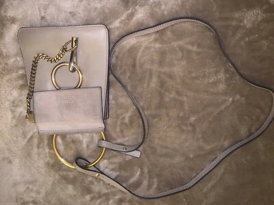 Suede Calfskin Mini Faye Bracelet Bag Motty - Image 1 of 4