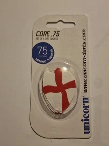 Unicorn Fin Core .75 St George Flag Dart Flights - Picture 1 of 1